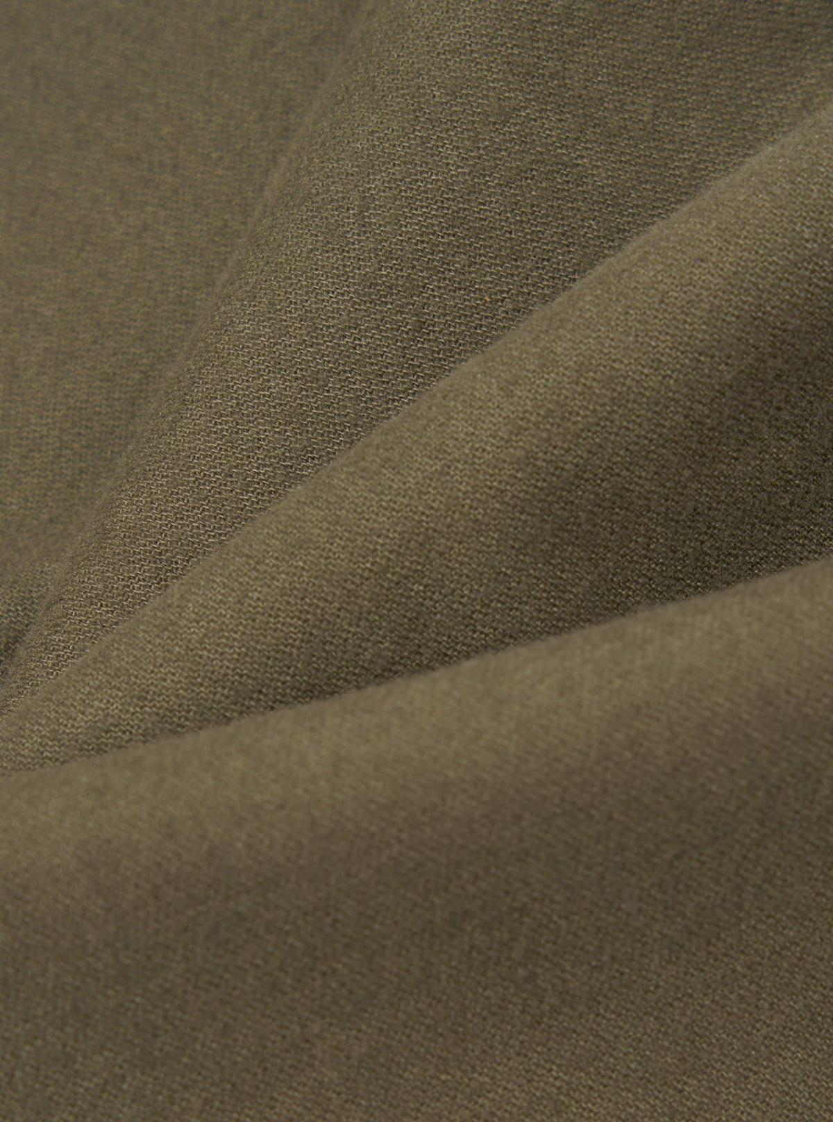 Universal Works Pleated Track Pant Brushed Moleskin Olive Trouser