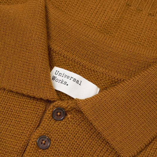 Universal Works Curtis Shetland Wild Gold Sweater