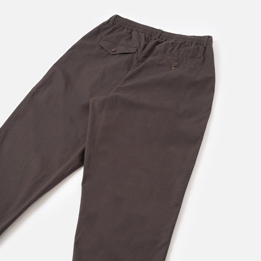 Universal Works Micro Canvas Oxford Pant Brown Trouser