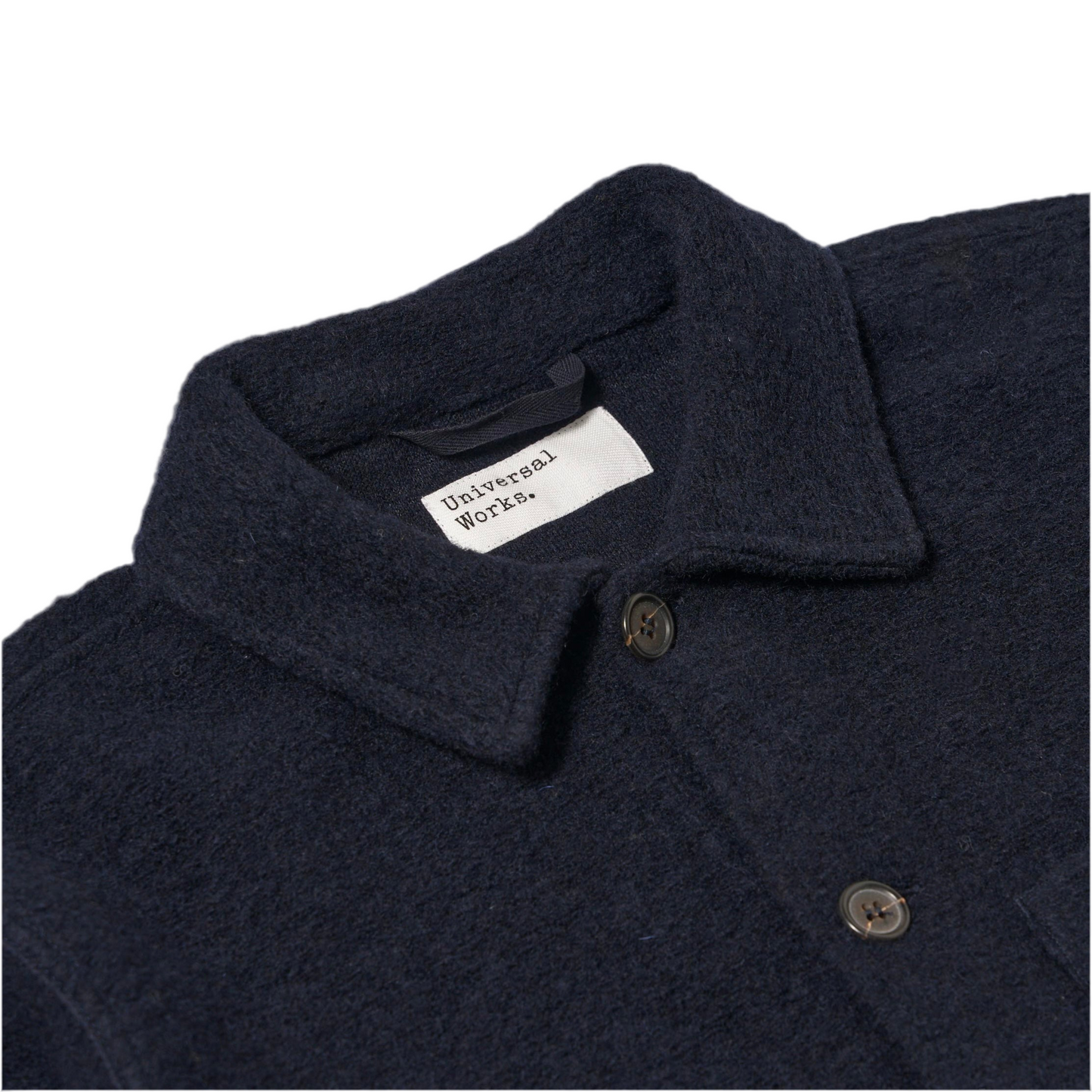 Universal Works Wool Fleece Navy Uniform Jacket