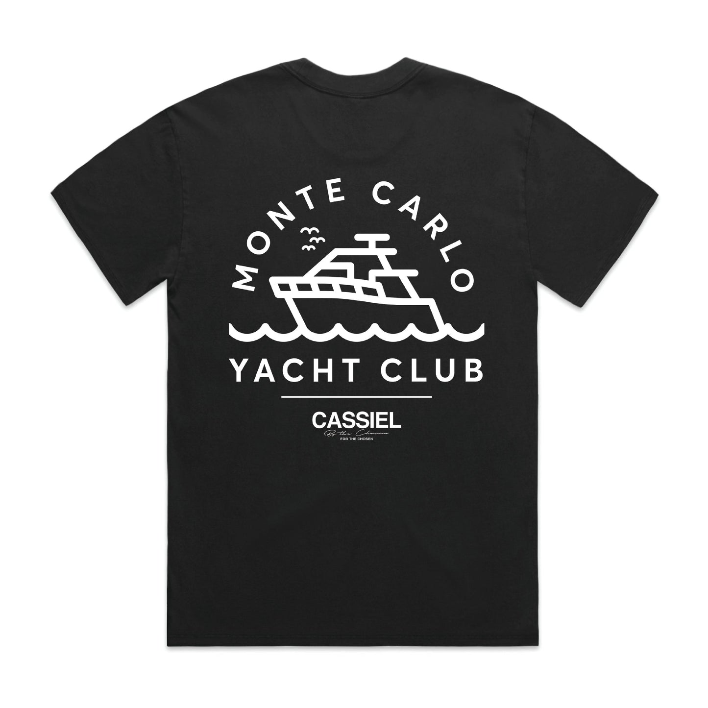 Cassiel Monte Carlo Faded Black Tee