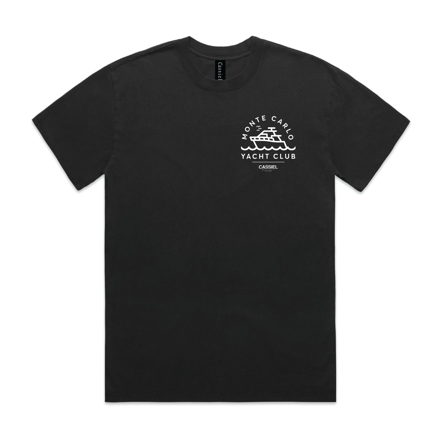 Cassiel Monte Carlo Faded Black Tee