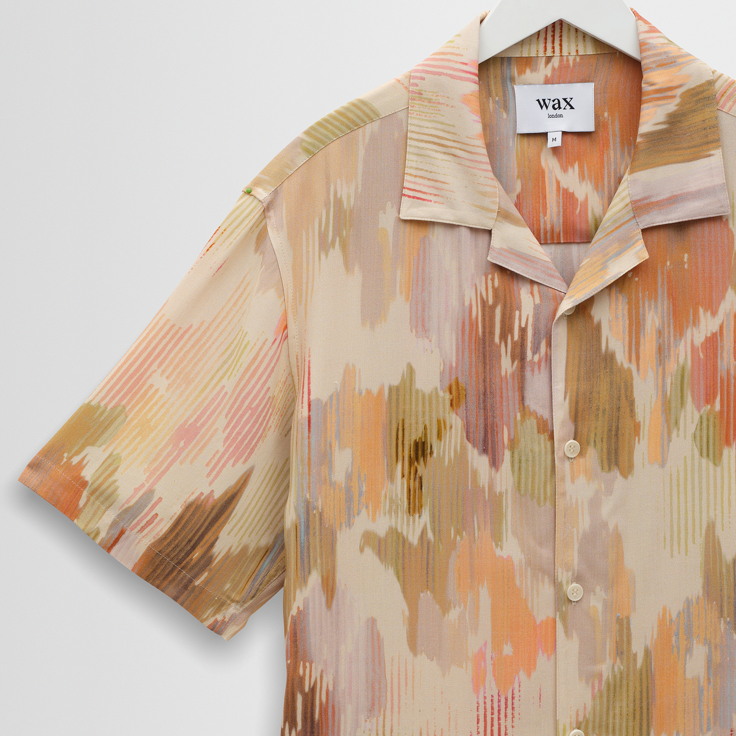 Wax London Didcot Corrigated floral SS Shirt