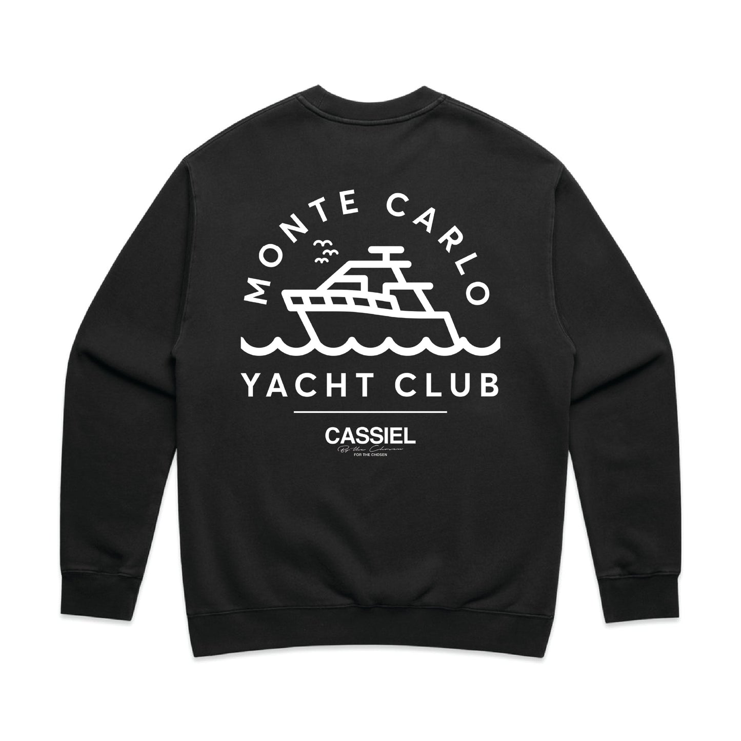 Cassiel Monte Carlo Faded Black Sweatshirt