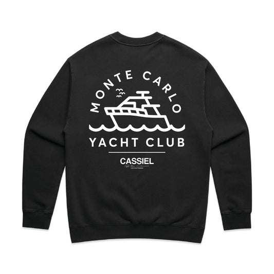 Cassiel Monte Carlo Faded Black Sweatshirt