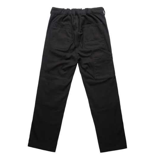 Cassiel Canvas Carpenter Black Trouser