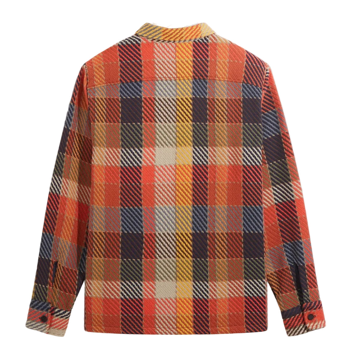 Wax London Whiting Pike Check Orange Overshirt