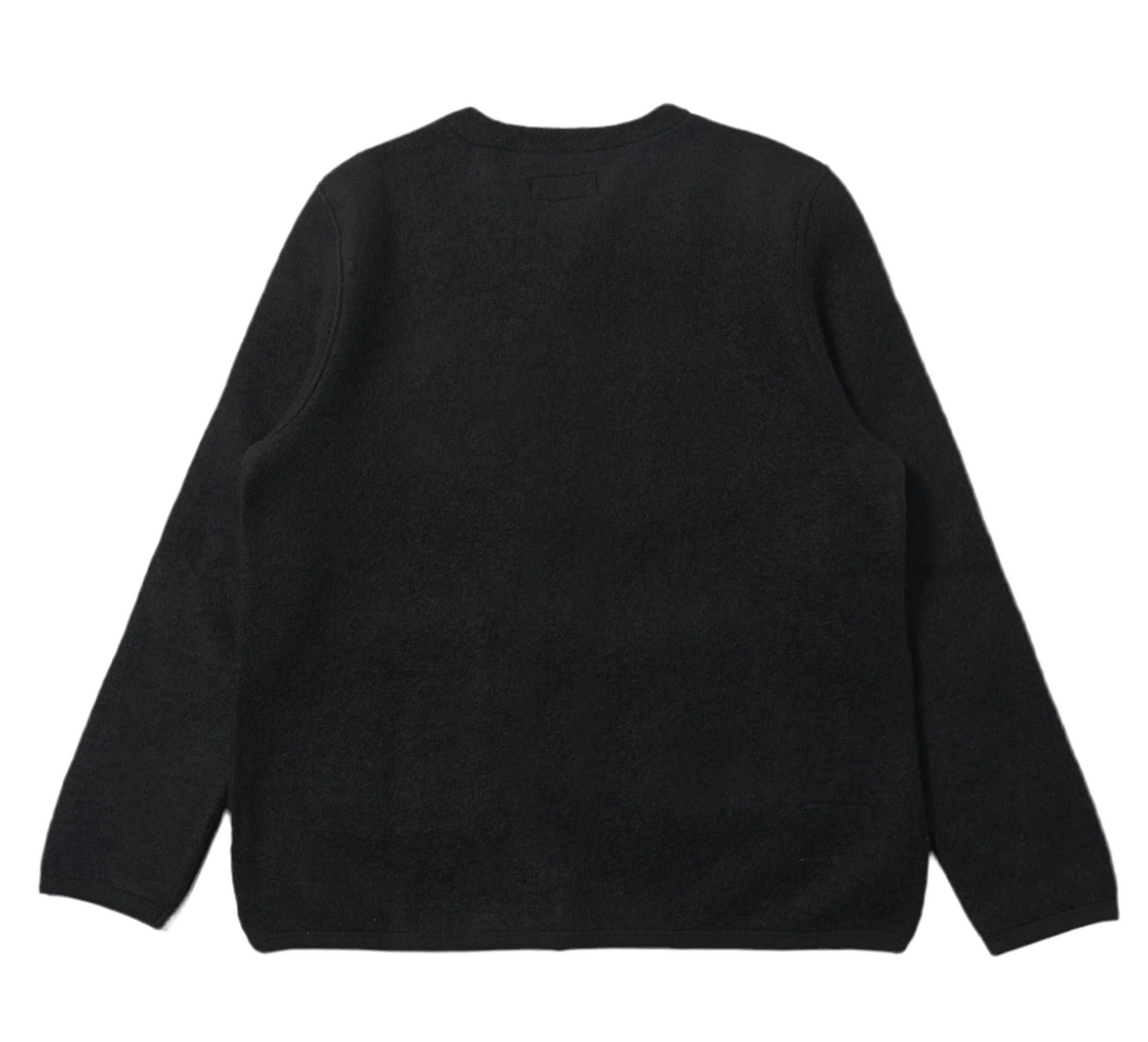 Universal Works Wool Fleece Black Cardigan