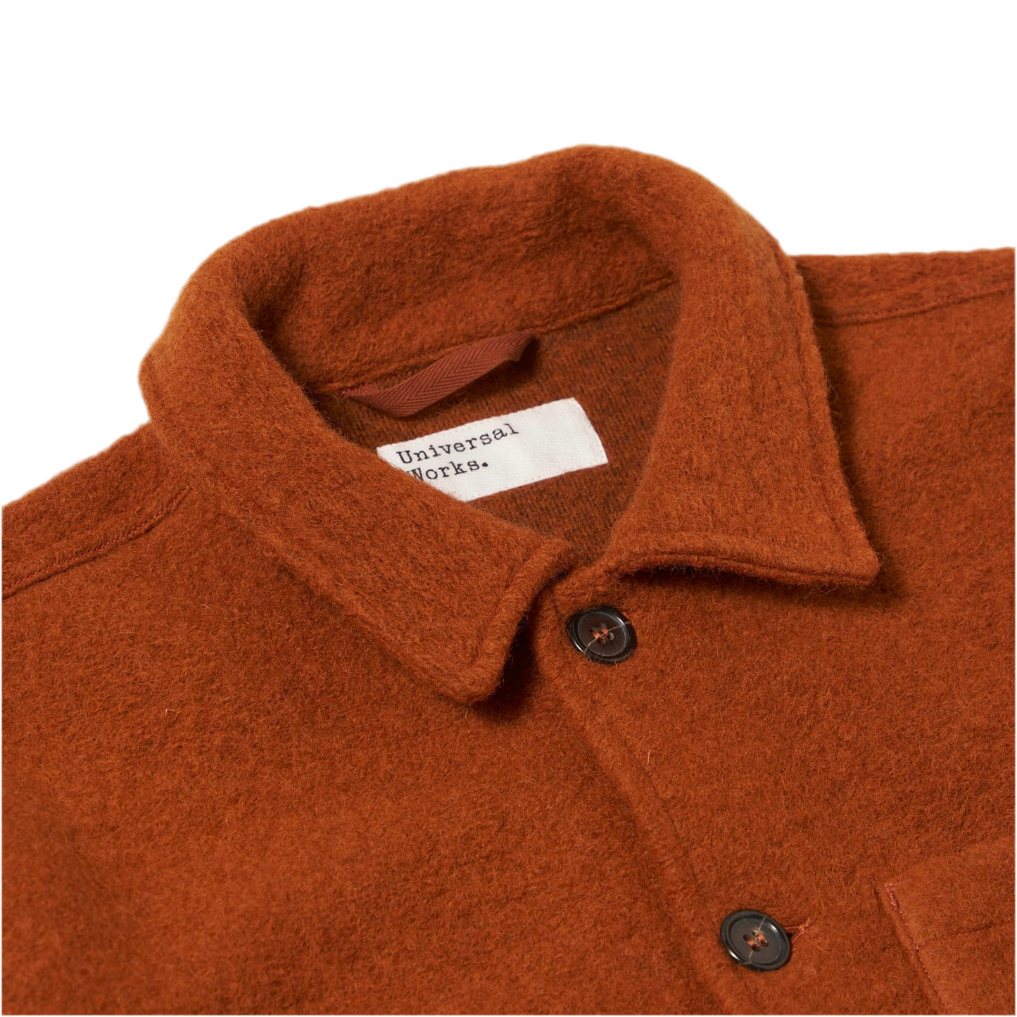 Universal Works Wool Fleece Rust Uniform Jacket
