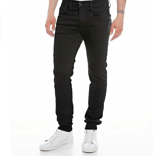 Replay Anbass Touch Stretch Black Slim Jean