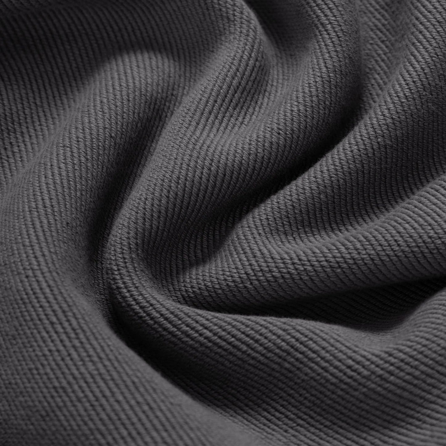 Power Goods Loopback Washed Black Crewneck Sweatshirt