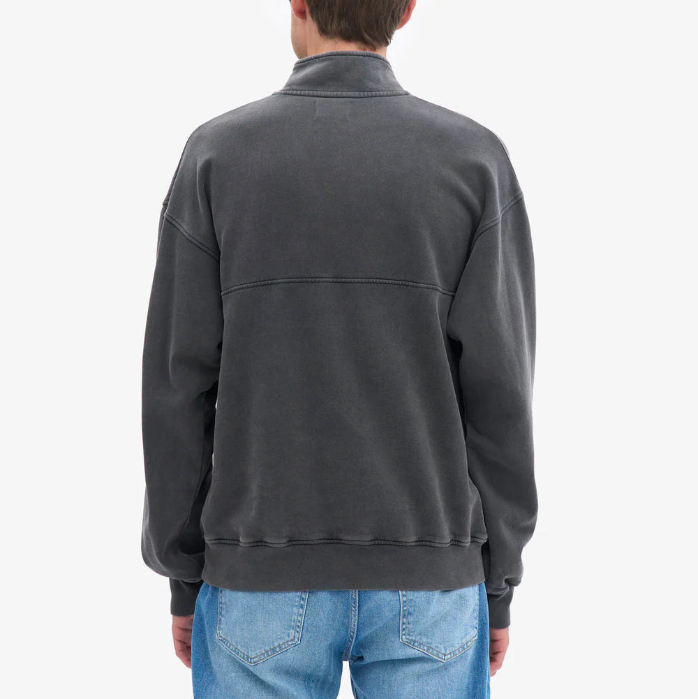 Colorful Standard Classic Organic Faded Black Quarter Zip Sweatshirt