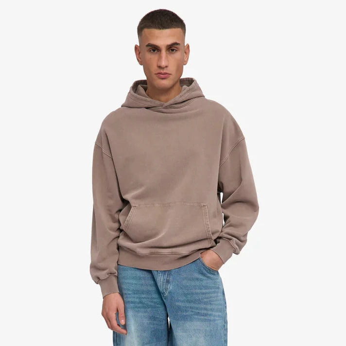 Colorful Standard Oversized Organic Faded Green Hoodie Sweatshirt