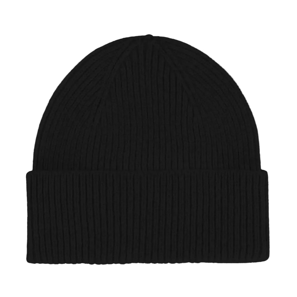 Colorful Standard Merino Wool Deep Black Beanie