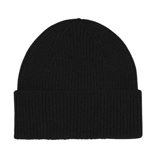 Colorful Standard Merino Wool Deep Black Beanie