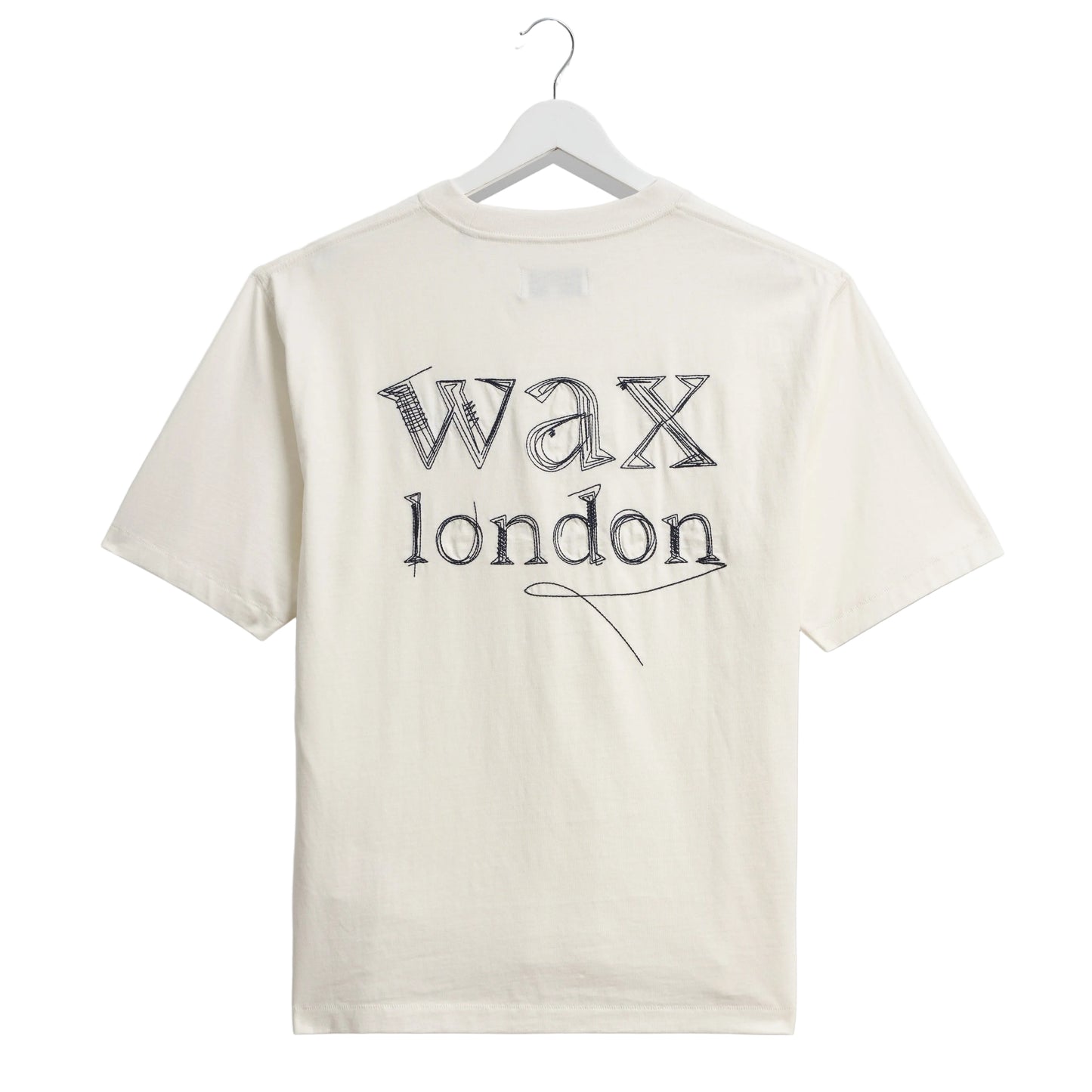 Wax London Dean Scribble Print White Tee