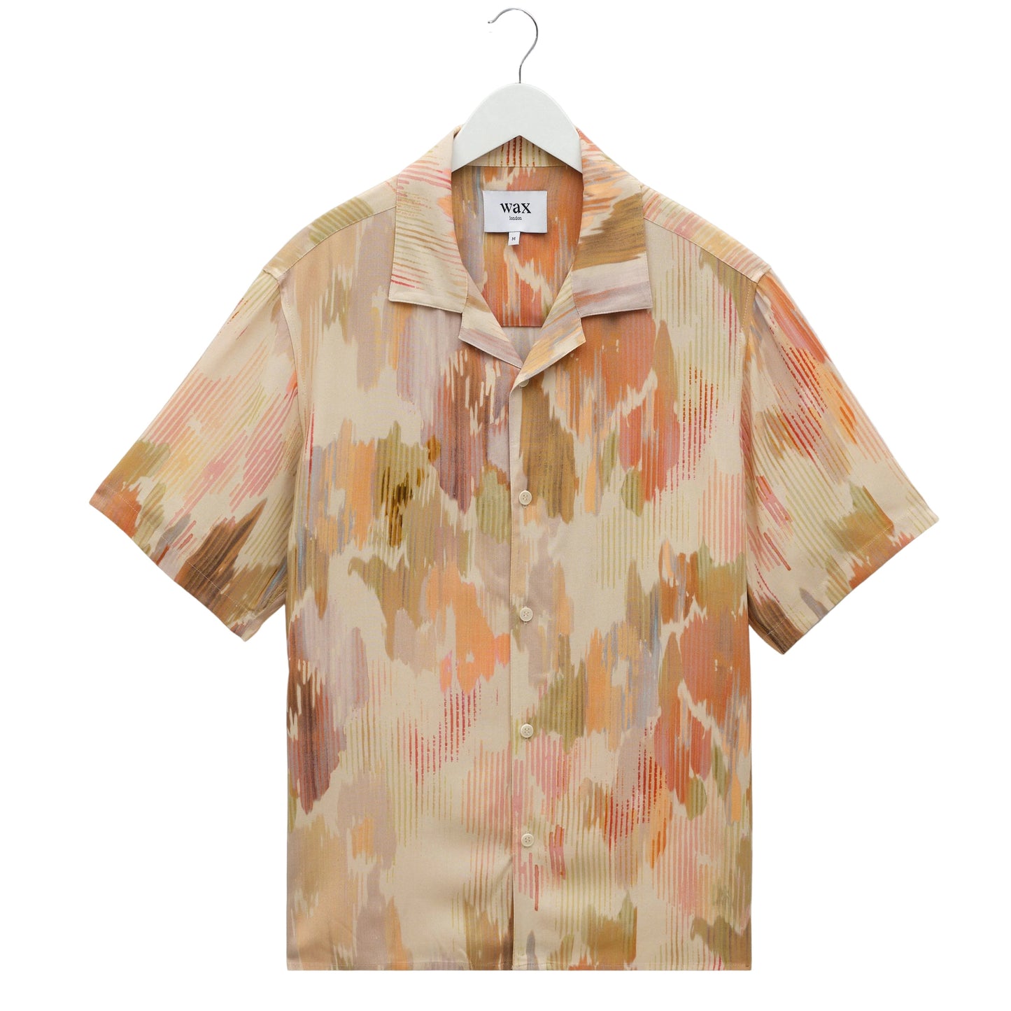 Wax London Didcot Corrigated floral SS Shirt