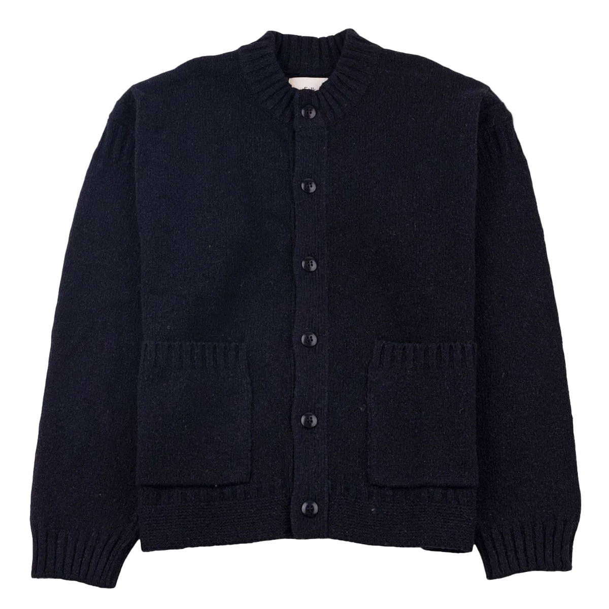Folk Knitted Black Jacket