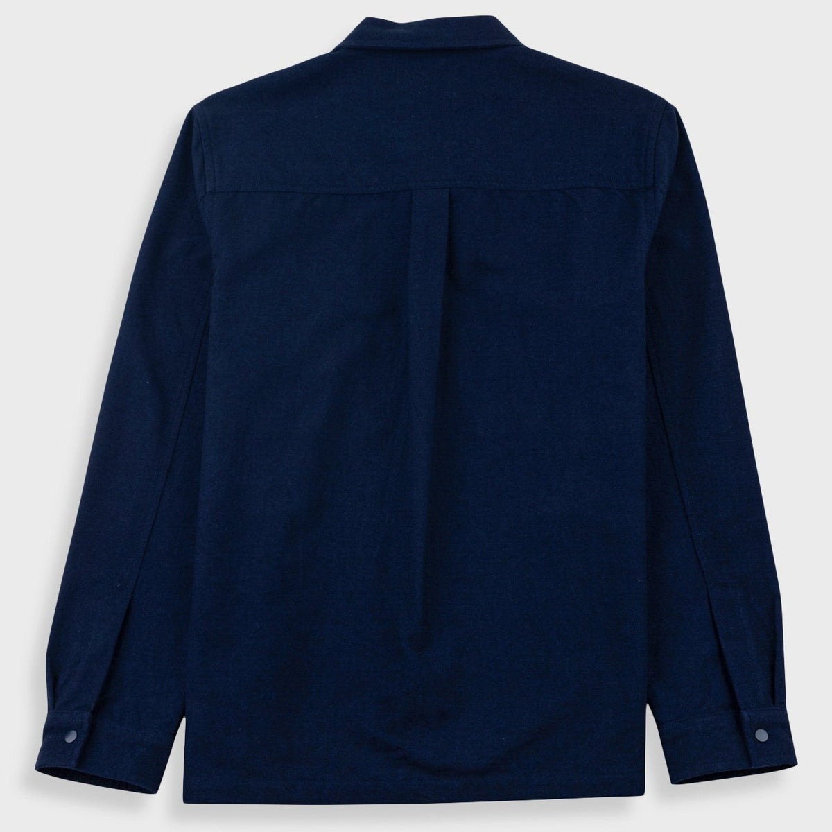 Folk Lightweight Moleskin Navy Patch Shirt
