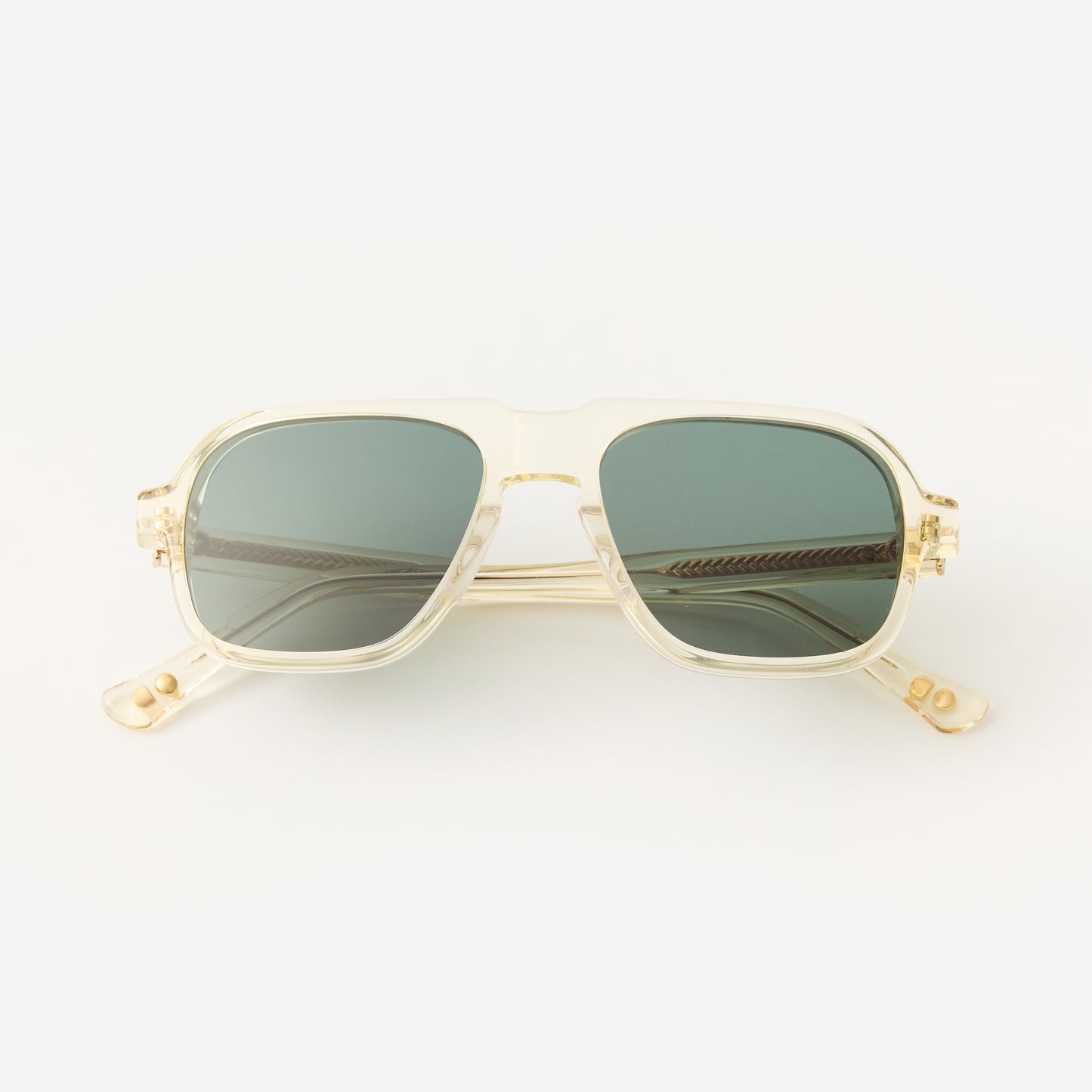Oscar Deen Fraser Champagne Olive Sunglasses