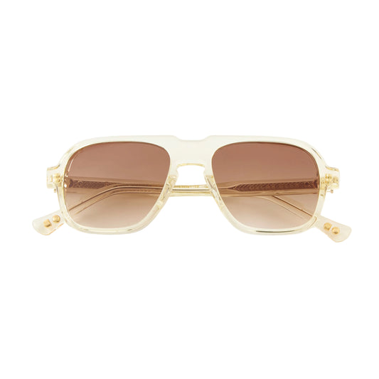 Oscar Deen Fraser Champagne Chocolate Brown Gradient Sunglasses