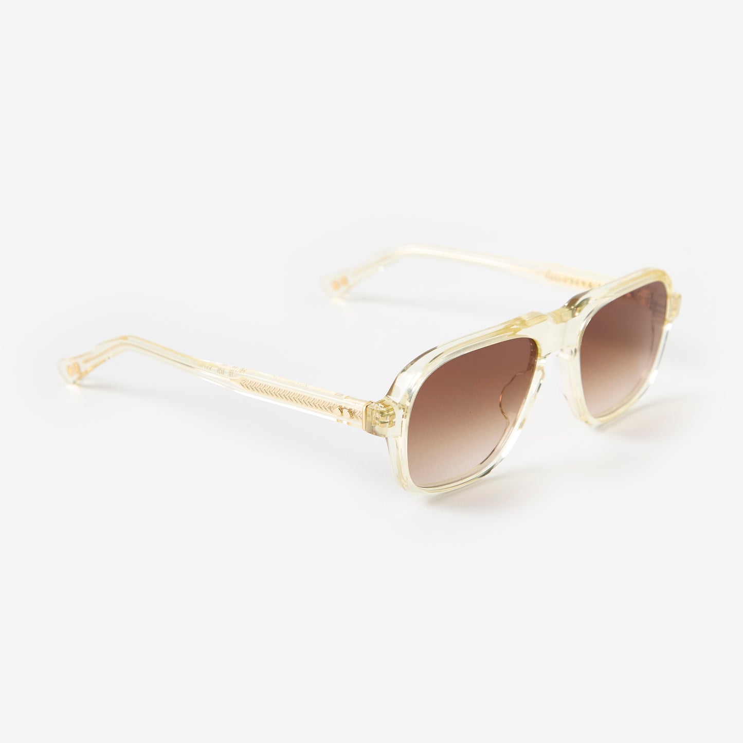 Oscar Deen Fraser Champagne Chocolate Brown Gradient Sunglasses