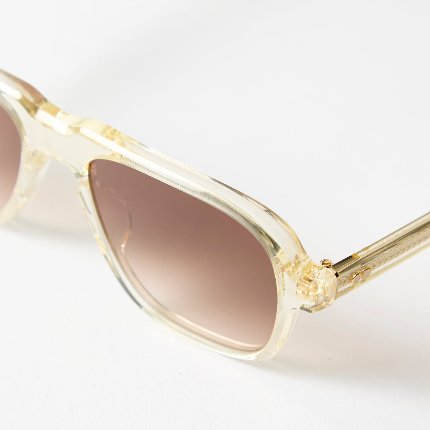 Oscar Deen Fraser Champagne Chocolate Brown Gradient Sunglasses