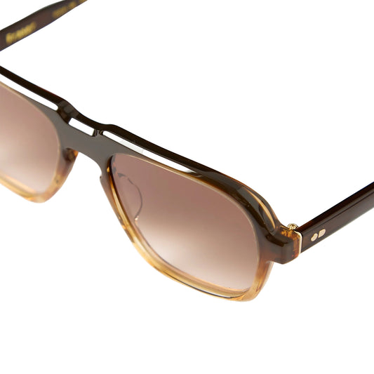 Oscar Deen Fraser Tortoise Claret Gradient Sunglasses