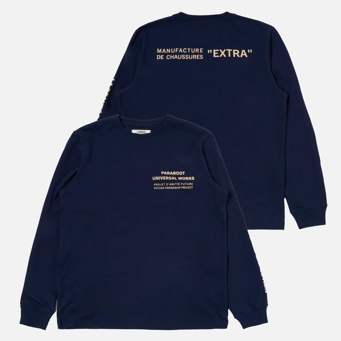 Universal Works Long Sleeve Navy Top