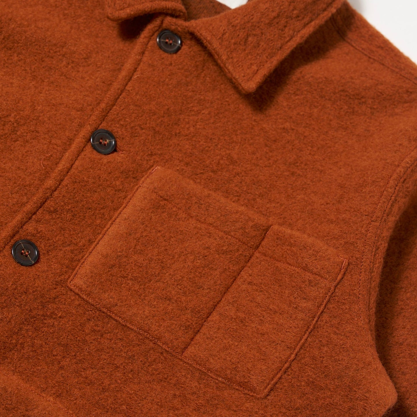Universal Works Wool Fleece Rust Uniform Jacket