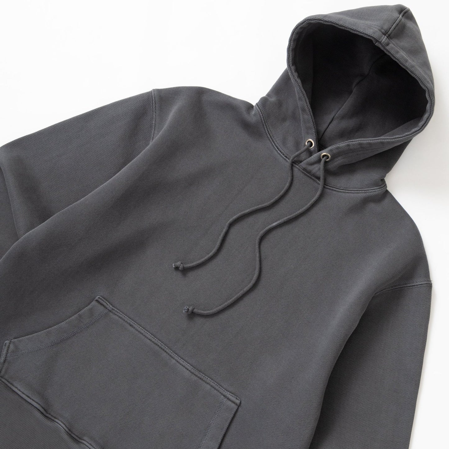 Power Goods Loopback Washed Black Hoodie