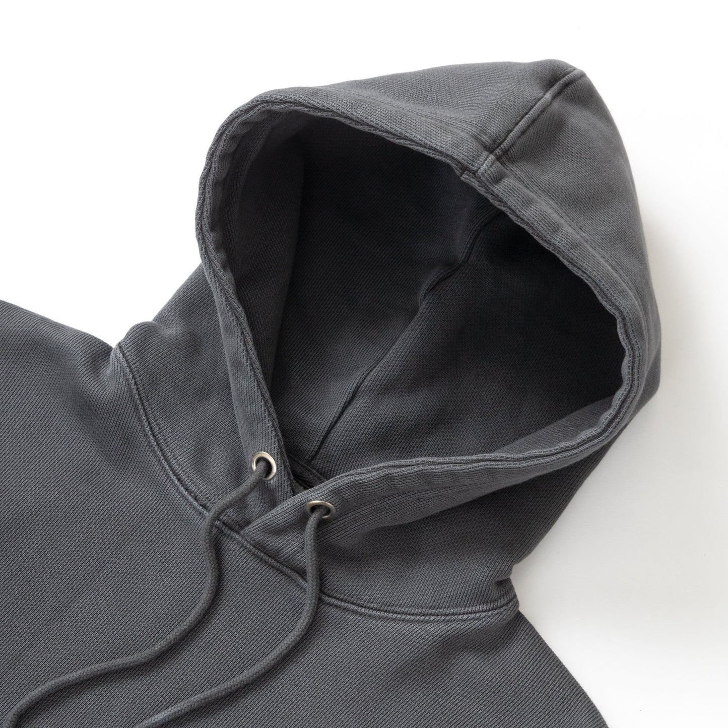 Power Goods Loopback Washed Black Hoodie