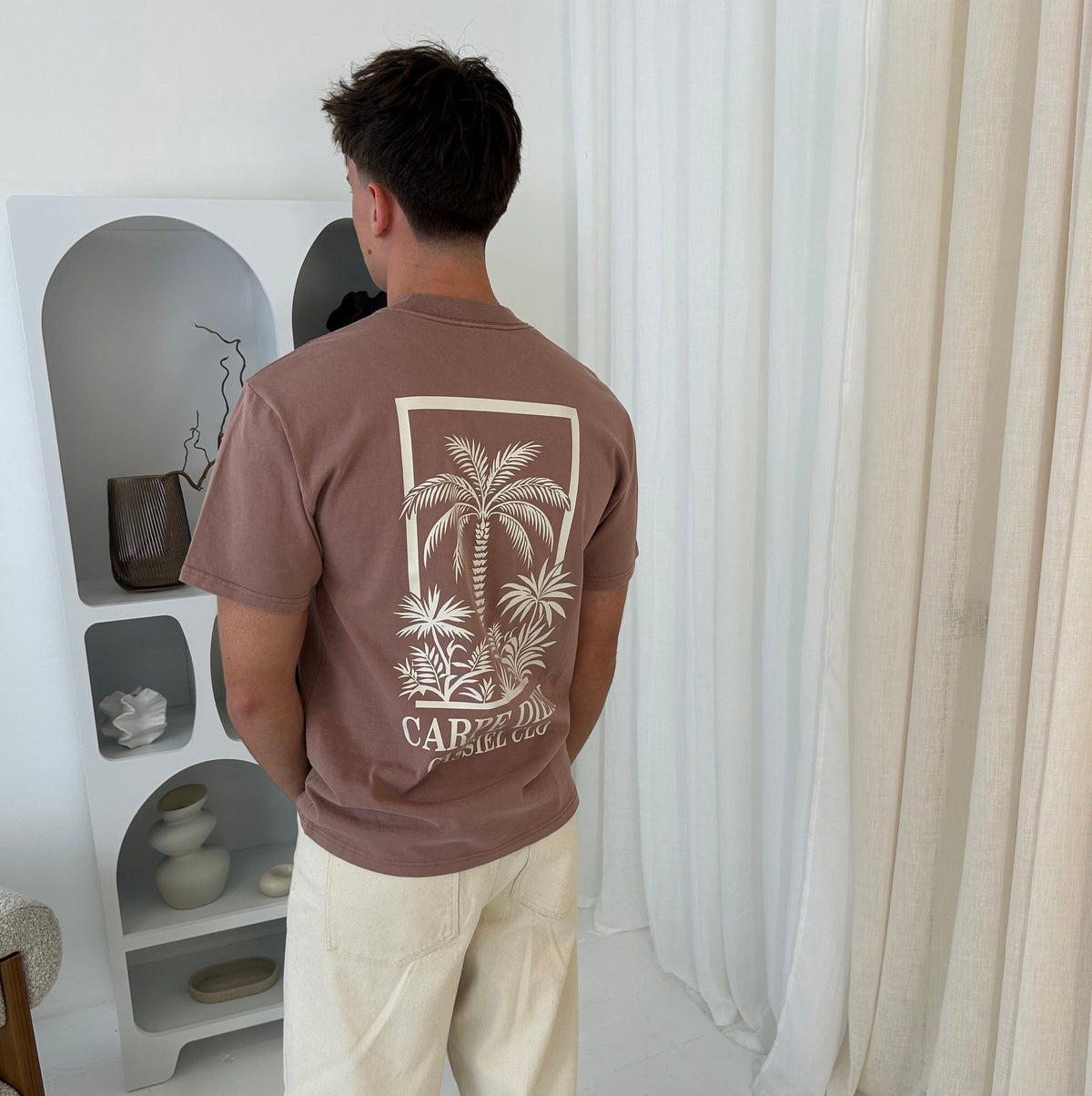 Cassiel Clo Carpe Diem Faded Pink Tee