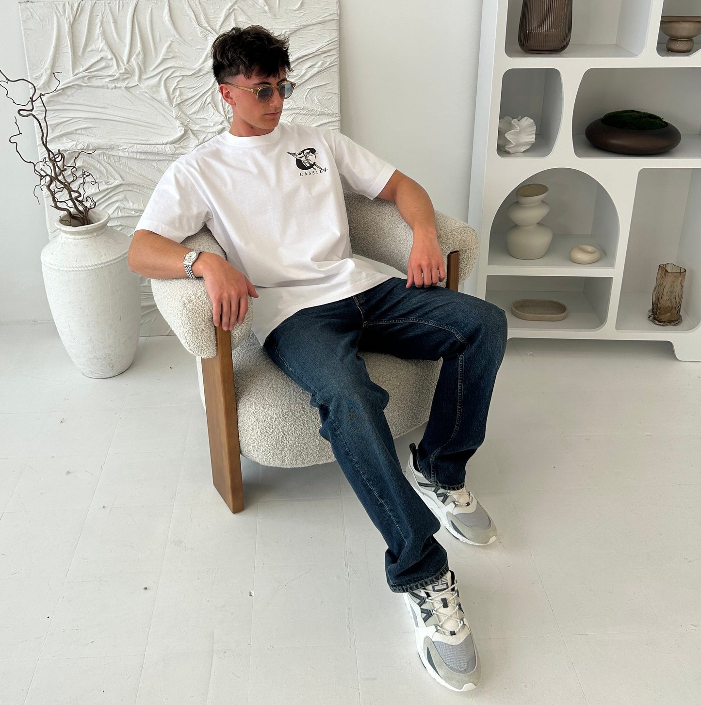 Cassiel Clo Cherub Box White Tee