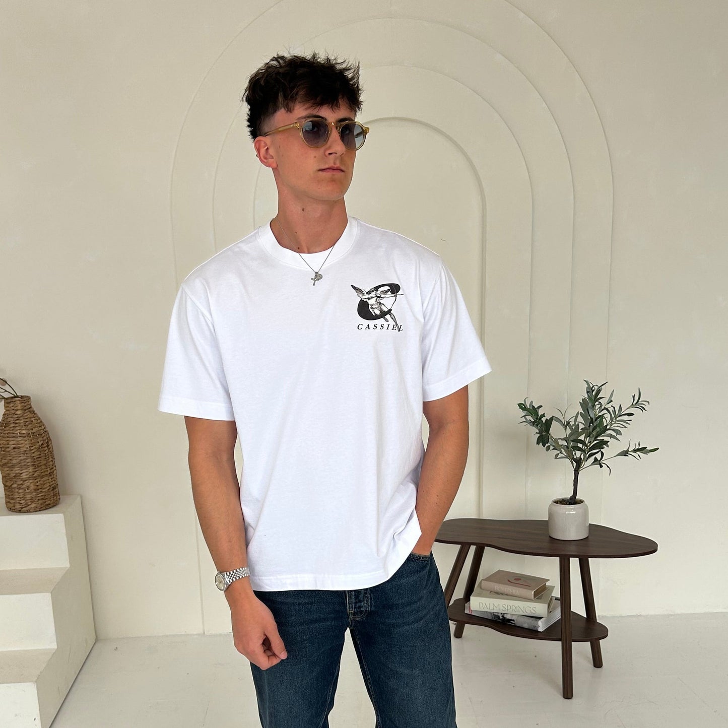 Cassiel Clo Cherub Box White Tee