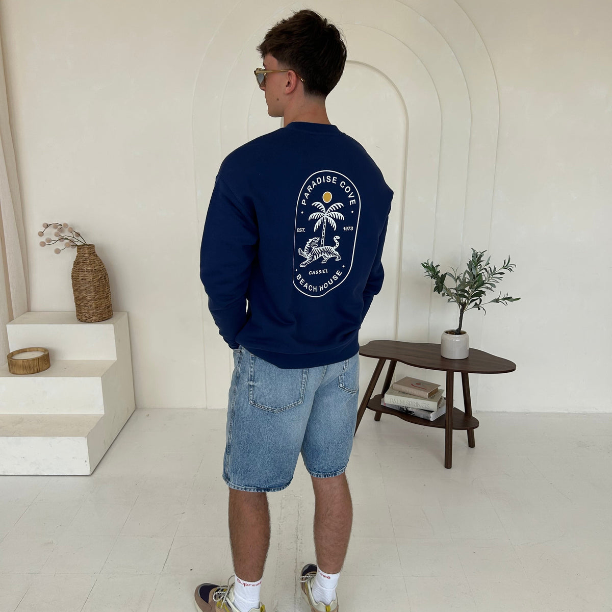 Cassiel Clo Paradise Cove Blue Sweatshirt