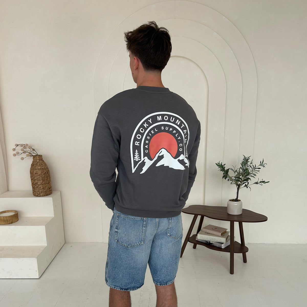 Cassiel Clo Rocky Mountain Steel Grey Sweatshirt