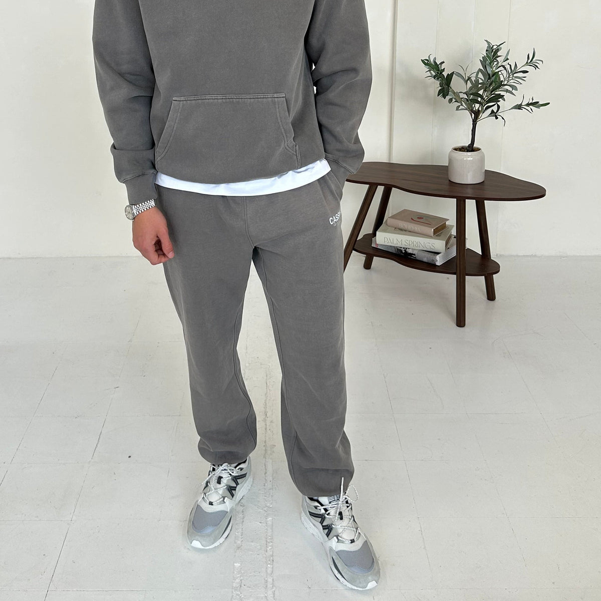 Cassiel Clo For The Chosen Faded Grey Sweatpant