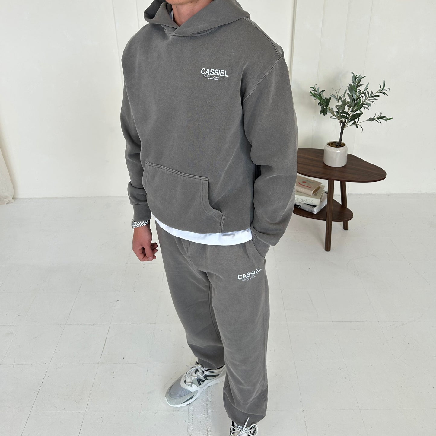 Cassiel Clo For The Chosen Faded Grey Sweatpant