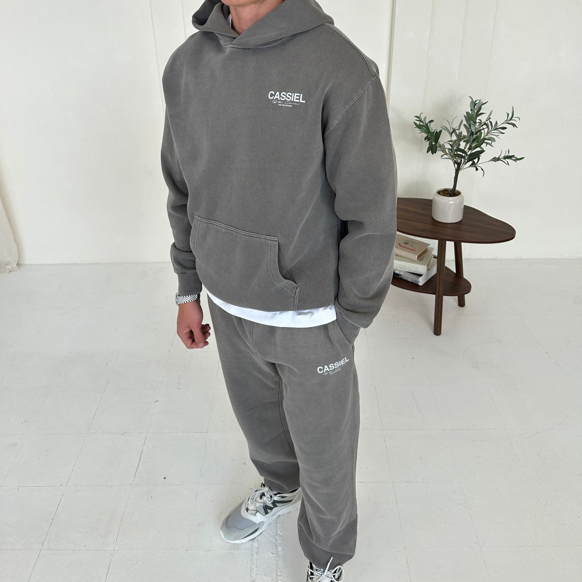Cassiel Clo For The Chosen Faded Grey Sweatpant