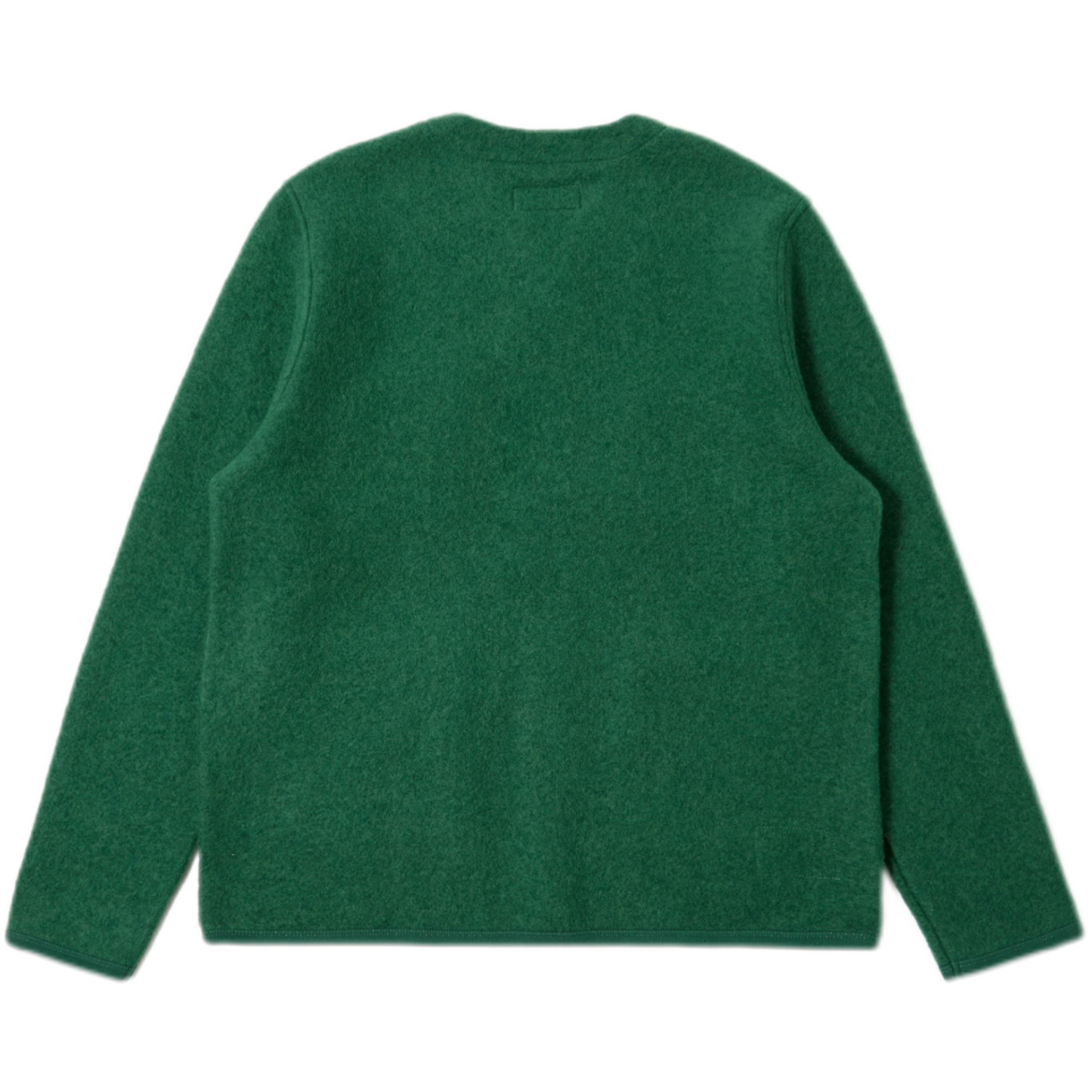Universal Works Wool Fleece Green Cardigan