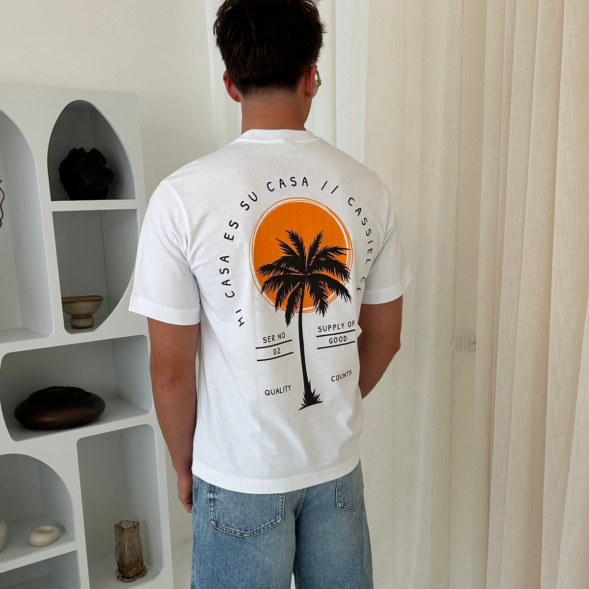Cassiel Clo Mi Casa Box White Tee