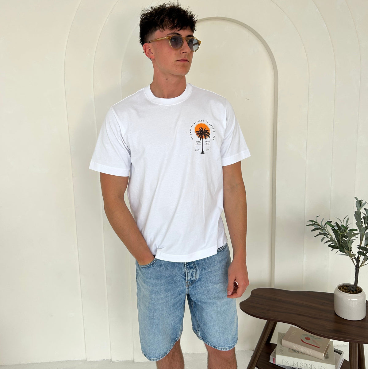 Cassiel Clo Mi Casa Box White Tee