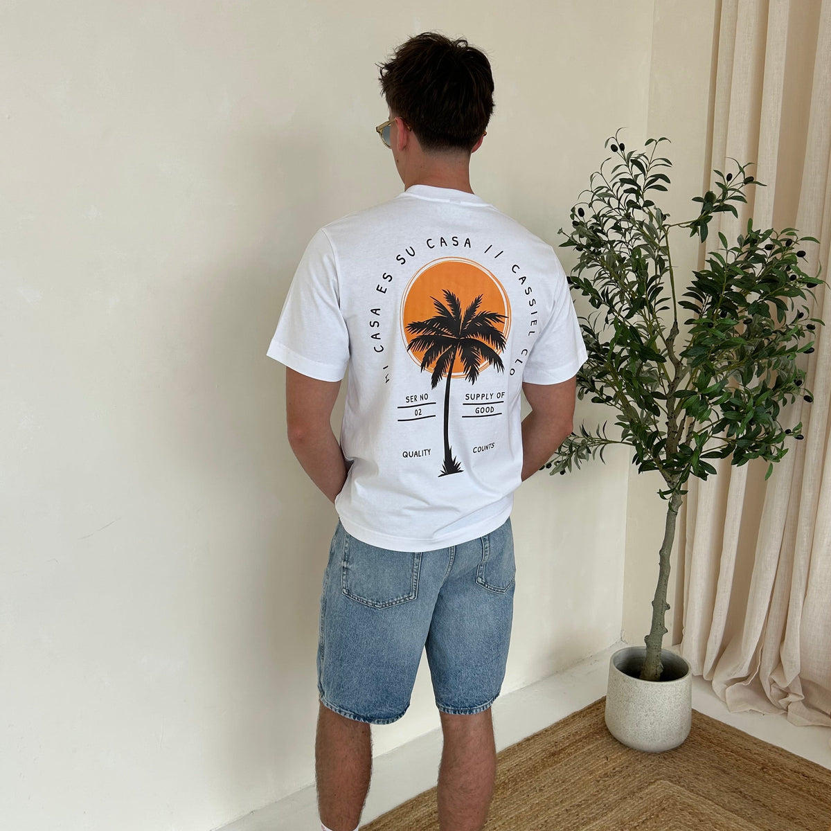 Cassiel Clo Mi Casa Box White Tee