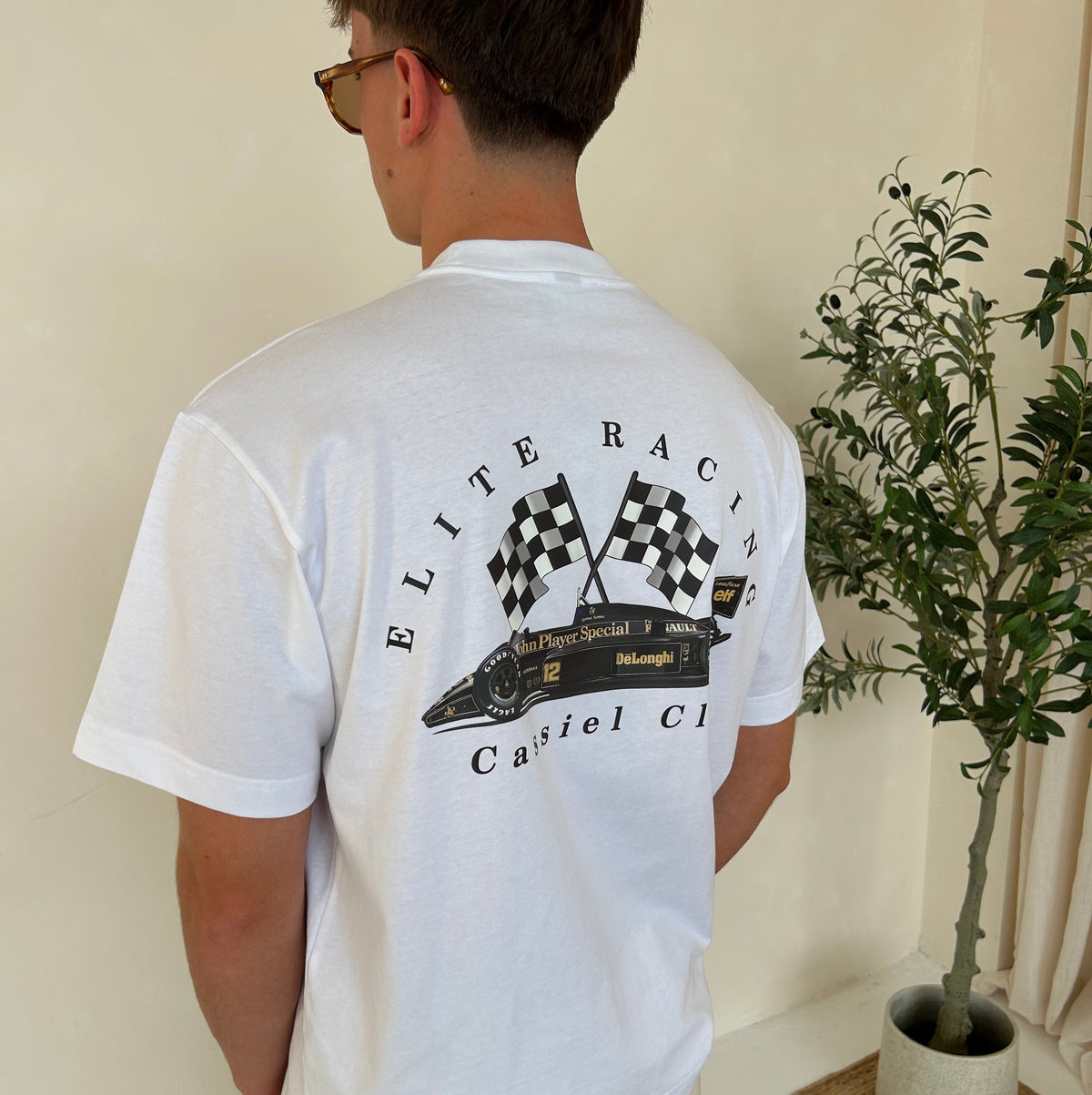Cassiel Clo Elite Racing Box White Tee