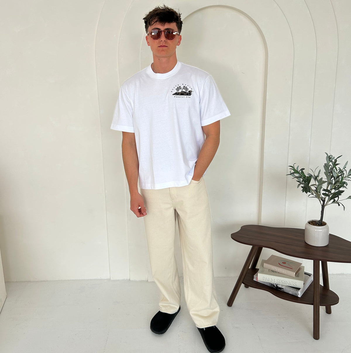 Cassiel Clo Elite Racing Box White Tee