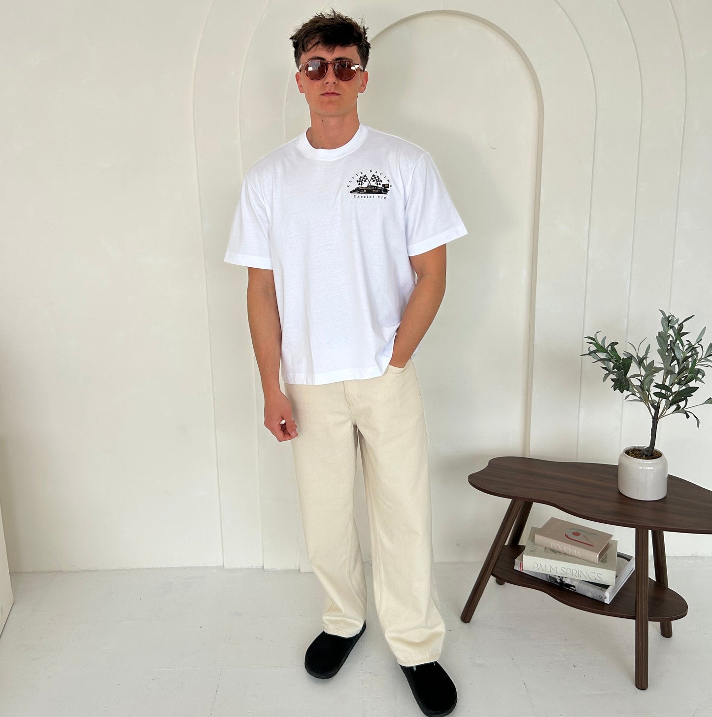 Cassiel Clo Elite Racing Box White Tee