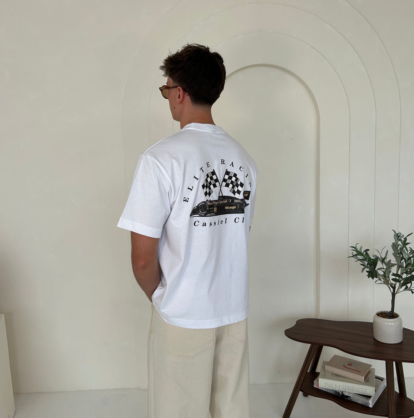 Cassiel Clo Elite Racing Box White Tee