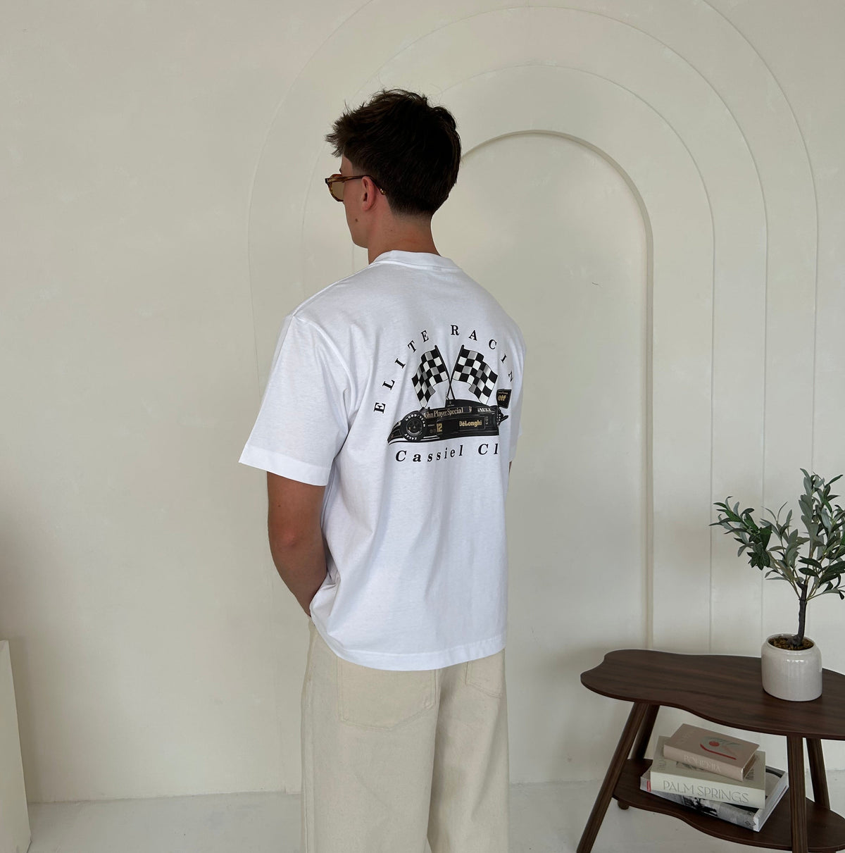 Cassiel Clo Elite Racing Box White Tee