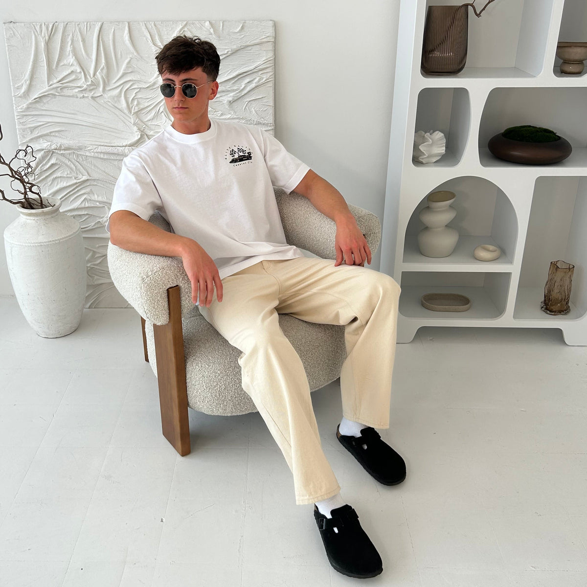 Cassiel Clo Elite Racing Box White Tee